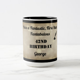 Fabulous Personalised 42nd Birthday Mug