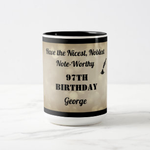 Fabulous Personalised 97th Birthday Mug