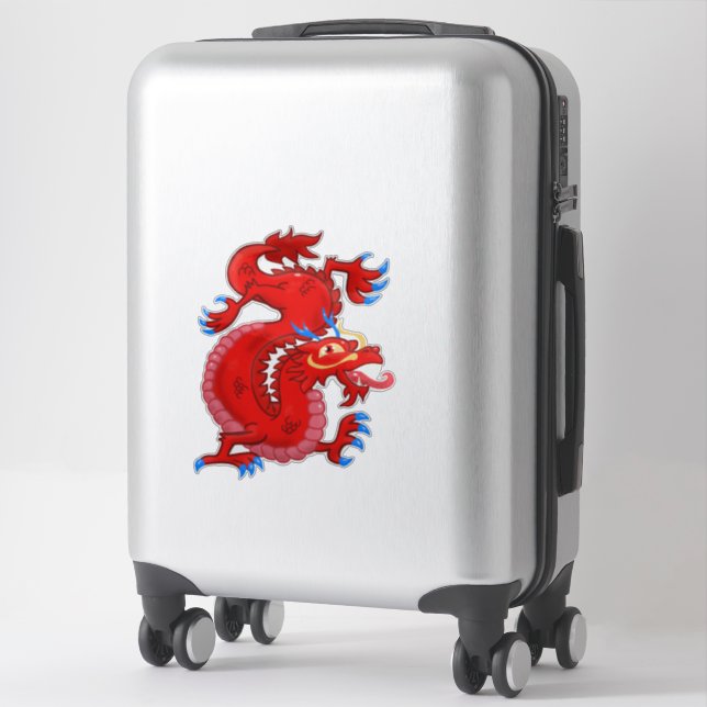 Fabulous, Red, Oriental Dragon (Suitcase)