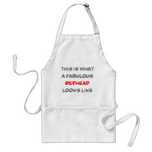 fabulous redhead standard apron