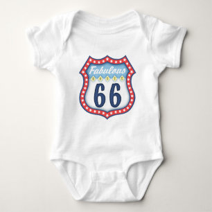 Fabulous Route 66 Baby Bodysuit