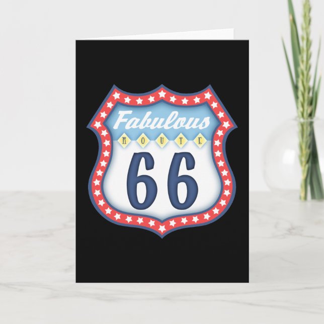 Fabulous Route 66 Card (Front)