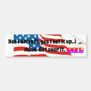 Fabulous RV Lady Travelers Bumper Sticker