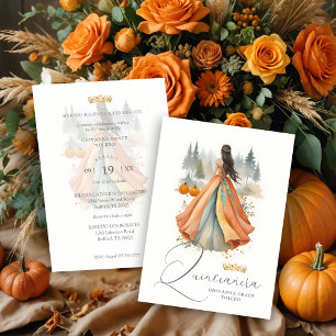 Fabulous Seasonal Fall Landscape Spanish XV Años Invitation