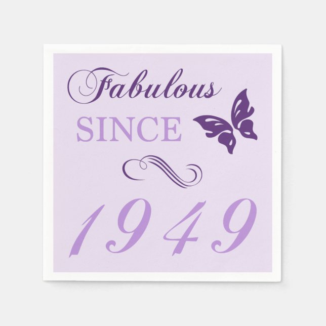 Fabulous Since 1949 Napkin (Front)