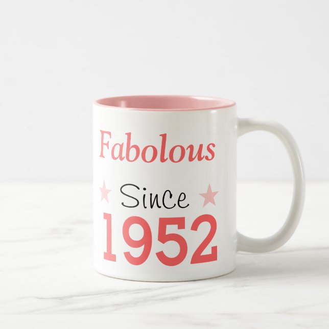 Fabulous Since 1952 Two-Tone Coffee Mug (Right)