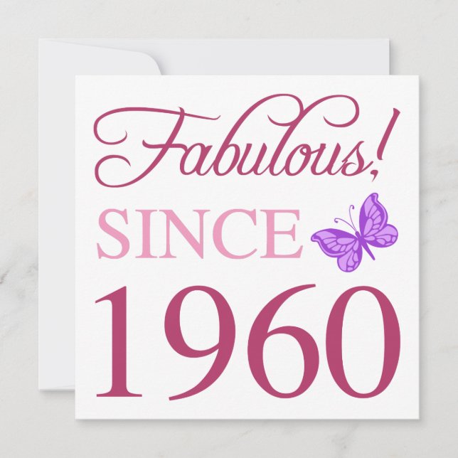 Fabulous Since 1960 (Front)