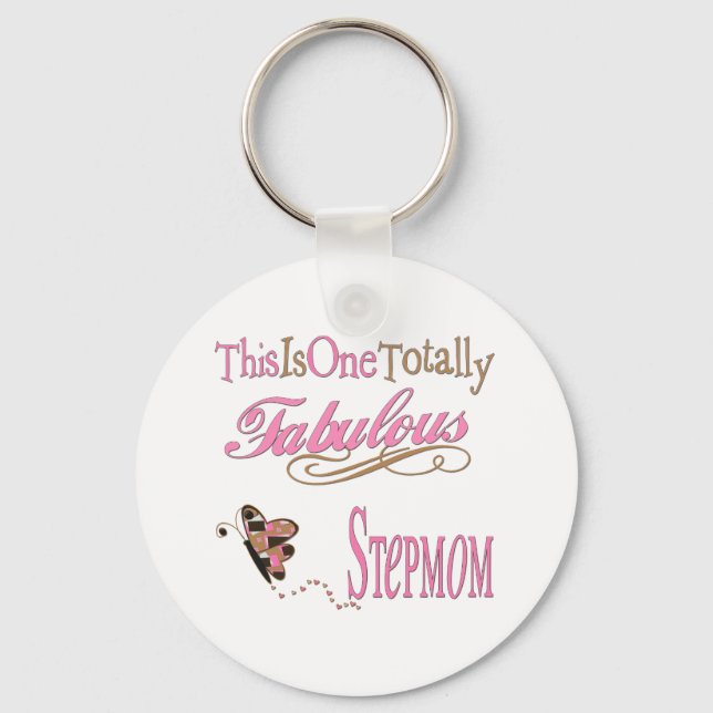 Fabulous Stepmom Key Ring (Front)