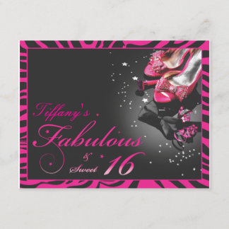 Fabulous & Sweet 16! Invitation