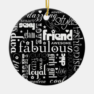 Fabulous Synonym BFF Ornament
