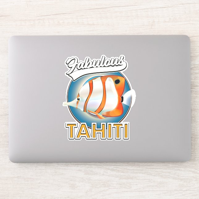 fabulous Tahiti retro logo (Computer)