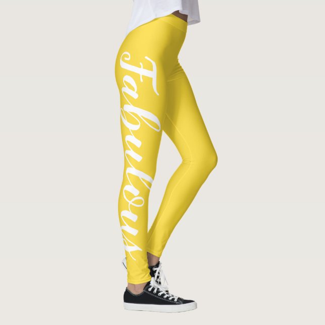 Fabulous Typography Leggings (Right)