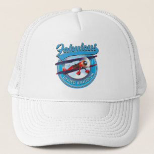 Fabulous United Kingdom travel patch. Trucker Hat