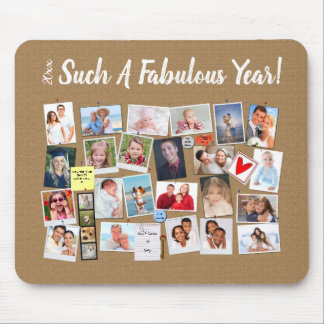 Fabulous Year Make Your Own Photo Cork Board Mouse Pad