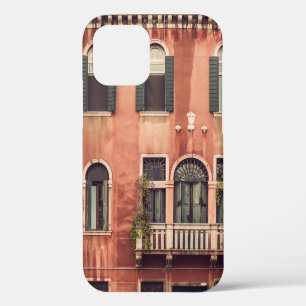 Facade of a typical old house in Venice, Italy, iPhone 12 Case