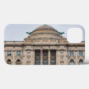 facade of landmark milwaukee public library  iPhone 13 case