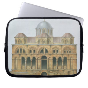 Facade of Mefa Dzamissi, the Church of St. Theodor Laptop Sleeve