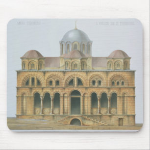 Facade of Mefa Dzamissi, the Church of St. Theodor Mouse Pad