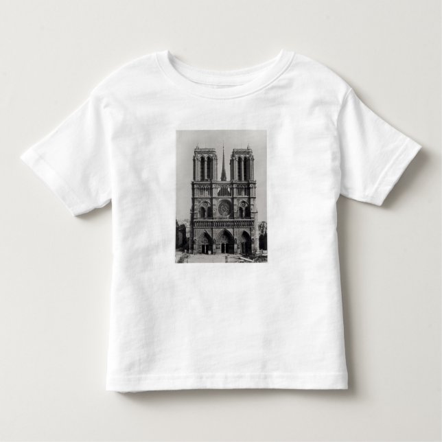 Facade of Notre-Dame, Paris, late 19th century Toddler T-Shirt (Front)