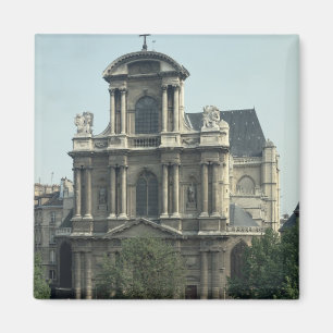 Facade of the Church of Saint-Gervais Magnet
