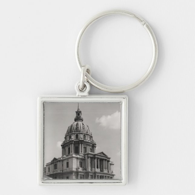 Facade of the Church of St. Louis Key Ring (Front)