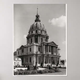 Facade of the Church of St. Louis Poster