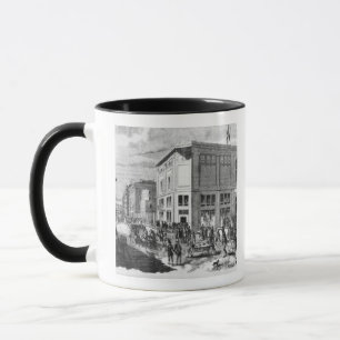 Facade of the Hotel Drouot, Paris, c.1852 (engravi Mug