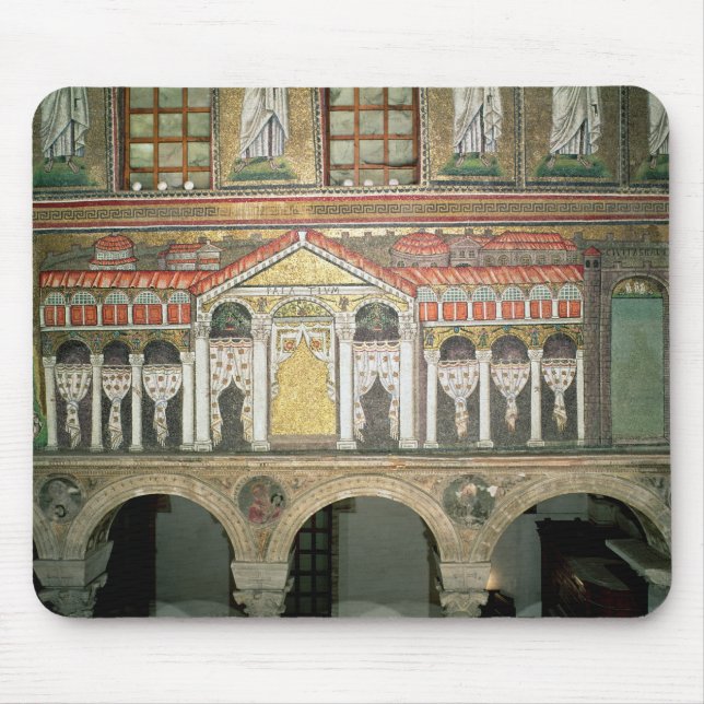 Facade of the Palazzo di Teodorico, 527-99 Mouse Pad (Front)