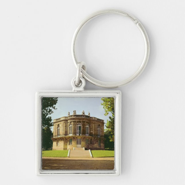 Facade of the Pavillon de Hanovre Key Ring (Front)