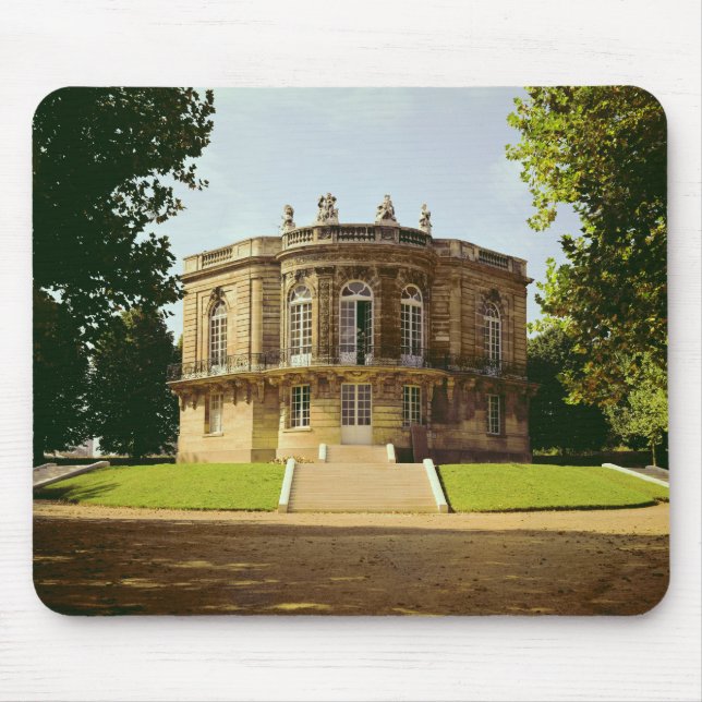 Facade of the Pavillon de Hanovre Mouse Pad (Front)