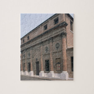Facade of the Teatro Accademico (photo) Jigsaw Puzzle