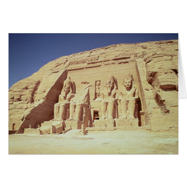 Facade of the Temple of Ramesses II (Front Horizontal)