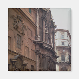 Facades of the church magnet