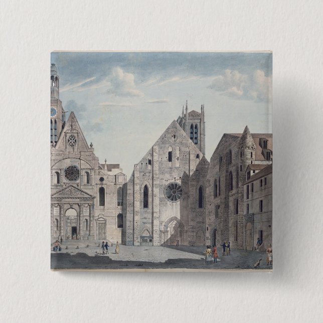 Facades of the Churches 15 Cm Square Badge (Front)