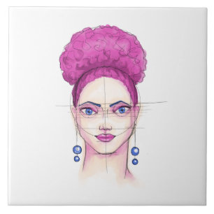 Face 11 ceramic tile