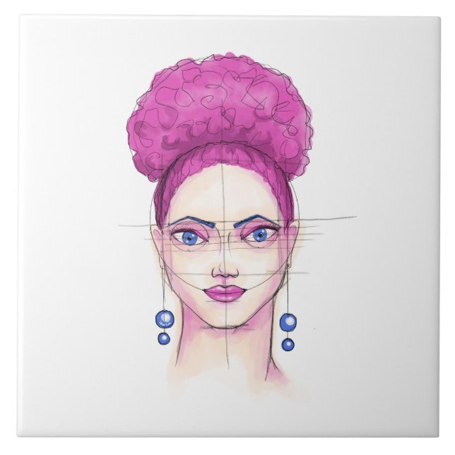 Face 11 ceramic tile (Front)