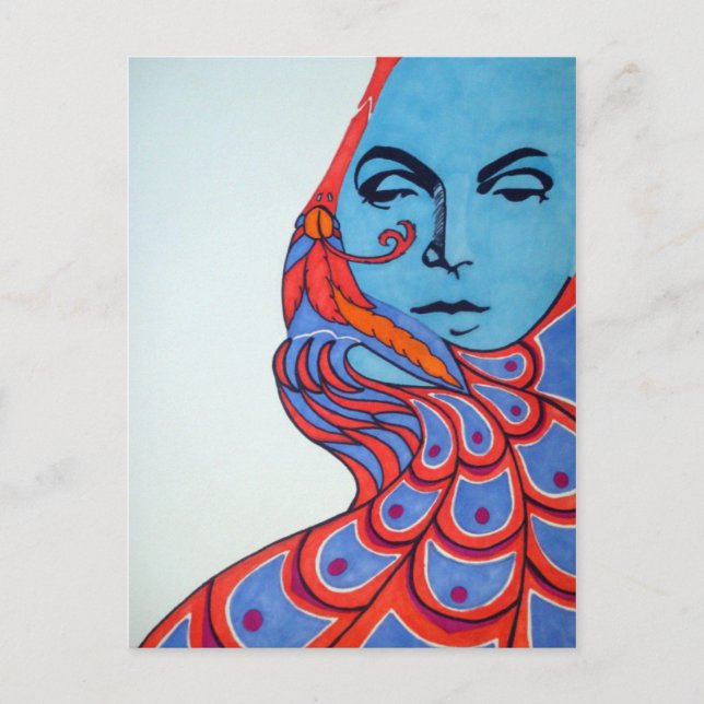 Face 1 Postcard (Front)