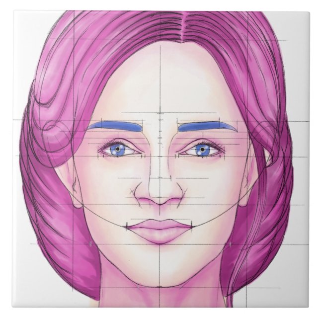 Face 32 ceramic tile (Front)