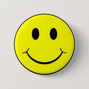 face 6 cm round badge