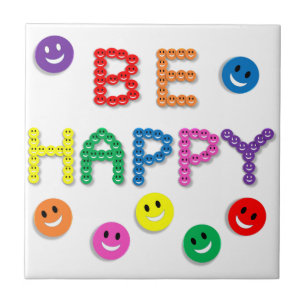 Face Be Happy Tile