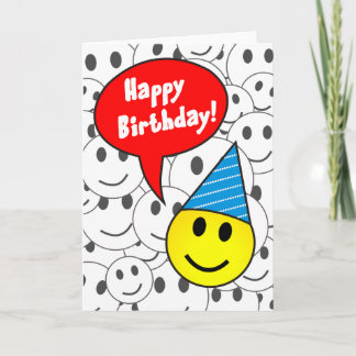 Face Birthday Card