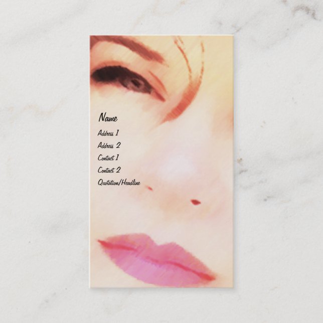 Face Business Card (Front)