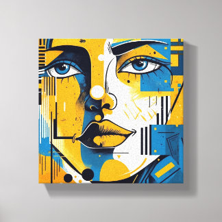 Face Canvas Print