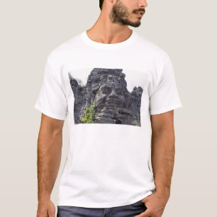 Face detail of the West Gate-Tower Gopuram), T-Shirt