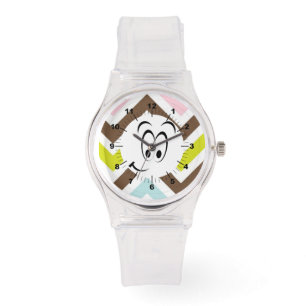 Face Eye Pattern Chic Chevron Stripe Peace Destiny Watch