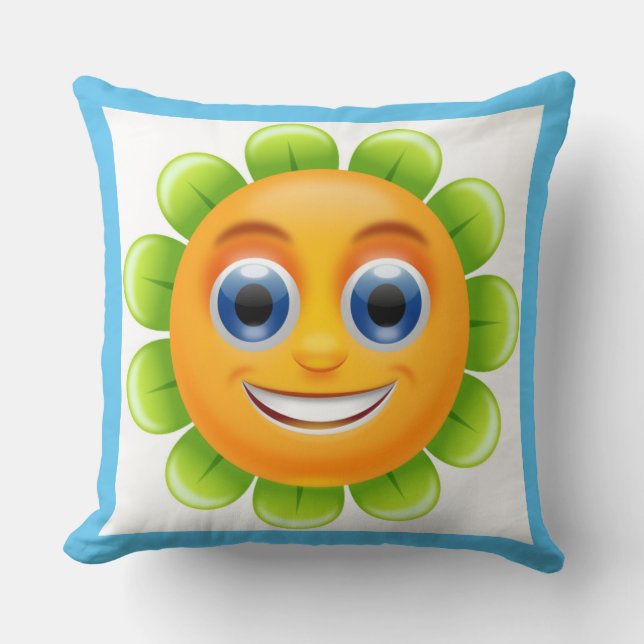 FACE FLOWER CUSHION (Front)