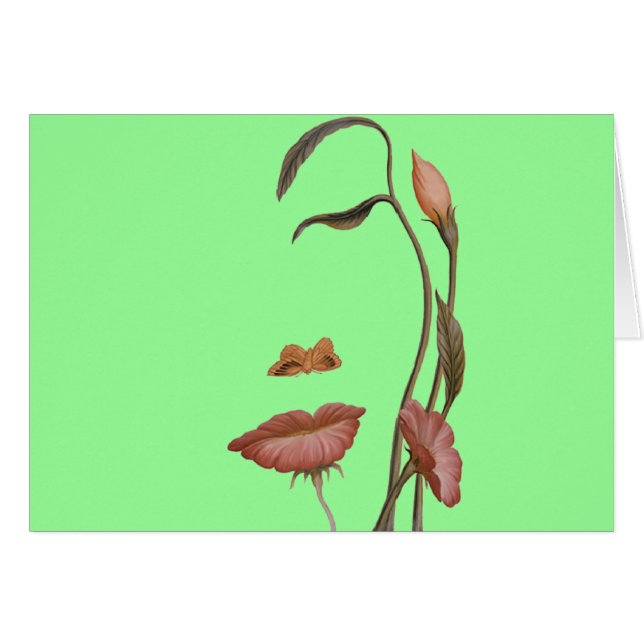 Face Flower Illusion (Front Horizontal)