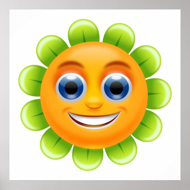 FACE FLOWER POSTER (Front)