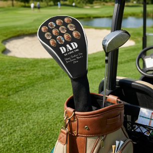 Face Funny Father's Day photo collage Golf Head Cover