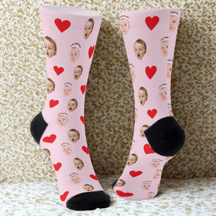 Face Gift Socks, Custom Photo Socks, Baby Gift Socks